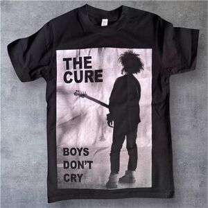 The Cure Boys Don't Cry Graphic Tee - Black